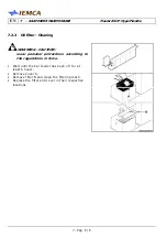 Preview for 130 page of IEMCA Master 80 UP HyperFlexible Manual For Use And Maintenance