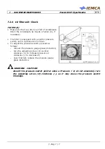 Preview for 131 page of IEMCA Master 80 UP HyperFlexible Manual For Use And Maintenance