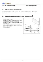 Preview for 138 page of IEMCA Master 80 UP HyperFlexible Manual For Use And Maintenance