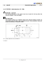 Preview for 169 page of IEMCA Master 80 UP HyperFlexible Manual For Use And Maintenance