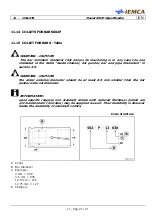 Preview for 171 page of IEMCA Master 80 UP HyperFlexible Manual For Use And Maintenance