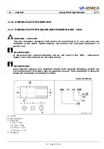 Preview for 173 page of IEMCA Master 80 UP HyperFlexible Manual For Use And Maintenance