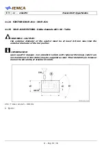 Preview for 184 page of IEMCA Master 80 UP HyperFlexible Manual For Use And Maintenance