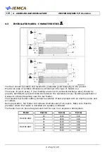 Предварительный просмотр 49 страницы IEMCA MASTER 880-E P/F Manual For Use And Maintenance