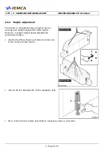 Предварительный просмотр 51 страницы IEMCA MASTER 880-E P/F Manual For Use And Maintenance