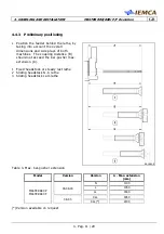 Предварительный просмотр 54 страницы IEMCA MASTER 880-E P/F Manual For Use And Maintenance