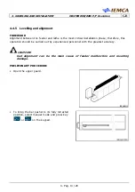 Предварительный просмотр 56 страницы IEMCA MASTER 880-E P/F Manual For Use And Maintenance