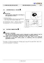 Предварительный просмотр 62 страницы IEMCA MASTER 880-E P/F Manual For Use And Maintenance