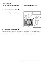 Предварительный просмотр 63 страницы IEMCA MASTER 880-E P/F Manual For Use And Maintenance