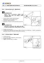 Предварительный просмотр 67 страницы IEMCA MASTER 880-E P/F Manual For Use And Maintenance