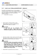 Предварительный просмотр 71 страницы IEMCA MASTER 880-E P/F Manual For Use And Maintenance