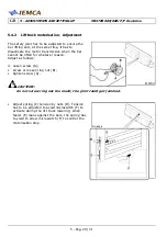 Предварительный просмотр 83 страницы IEMCA MASTER 880-E P/F Manual For Use And Maintenance