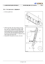 Предварительный просмотр 86 страницы IEMCA MASTER 880-E P/F Manual For Use And Maintenance