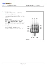 Предварительный просмотр 100 страницы IEMCA MASTER 880-E P/F Manual For Use And Maintenance