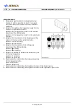 Предварительный просмотр 102 страницы IEMCA MASTER 880-E P/F Manual For Use And Maintenance