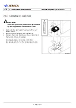 Предварительный просмотр 120 страницы IEMCA MASTER 880-E P/F Manual For Use And Maintenance