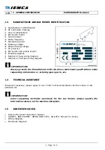 Предварительный просмотр 8 страницы IEMCA MASTER 880 MP E-volution Manual For Use And Maintenance