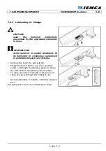 Предварительный просмотр 84 страницы IEMCA MASTER 880 MP E-volution Manual For Use And Maintenance