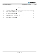 Предварительный просмотр 89 страницы IEMCA MASTER 880 MP E-volution Manual For Use And Maintenance