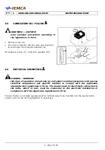 Предварительный просмотр 82 страницы IEMCA MASTER 880-VERSO F Manual For Use And Maintenance