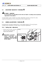 Предварительный просмотр 88 страницы IEMCA MASTER 880-VERSO F Manual For Use And Maintenance