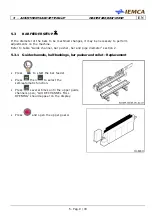 Предварительный просмотр 95 страницы IEMCA MASTER 880-VERSO F Manual For Use And Maintenance