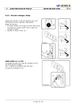 Предварительный просмотр 109 страницы IEMCA MASTER 880-VERSO F Manual For Use And Maintenance