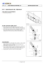 Предварительный просмотр 114 страницы IEMCA MASTER 880-VERSO F Manual For Use And Maintenance