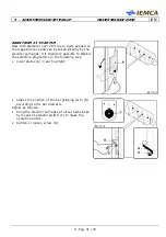 Предварительный просмотр 117 страницы IEMCA MASTER 880-VERSO F Manual For Use And Maintenance