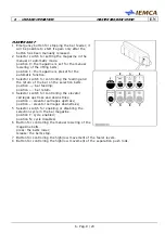 Предварительный просмотр 129 страницы IEMCA MASTER 880-VERSO F Manual For Use And Maintenance