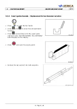 Предварительный просмотр 167 страницы IEMCA MASTER 880-VERSO F Manual For Use And Maintenance