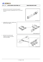 Preview for 96 page of IEMCA MASTER 880-VERSO P Manual For Use And Maintenance