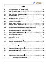 Preview for 7 page of IEMCA MASTER865 VERSO MP SIII Manual For Use And Maintenance