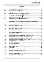 Preview for 8 page of IEMCA MASTER865 VERSO MP SIII Manual For Use And Maintenance