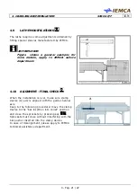 Предварительный просмотр 49 страницы IEMCA SIR 52 F Manual For Use And Maintenance