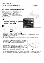 Предварительный просмотр 58 страницы IEMCA SIR 52 F Manual For Use And Maintenance