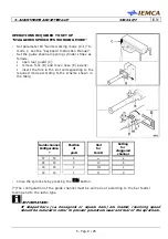 Предварительный просмотр 59 страницы IEMCA SIR 52 F Manual For Use And Maintenance