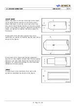 Предварительный просмотр 89 страницы IEMCA SIR 52 F Manual For Use And Maintenance