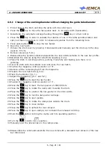 Предварительный просмотр 97 страницы IEMCA SIR 52 F Manual For Use And Maintenance