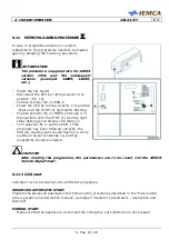 Предварительный просмотр 99 страницы IEMCA SIR 52 F Manual For Use And Maintenance