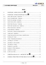 Предварительный просмотр 101 страницы IEMCA SIR 52 F Manual For Use And Maintenance