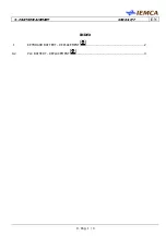 Предварительный просмотр 127 страницы IEMCA SIR 52 F Manual For Use And Maintenance