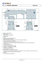 Preview for 14 page of IEMCA SIR 52 P Manual For Use And Maintenance