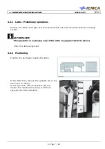 Preview for 35 page of IEMCA SIR 52 P Manual For Use And Maintenance