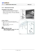 Preview for 42 page of IEMCA SIR 52 P Manual For Use And Maintenance