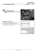 Preview for 43 page of IEMCA SIR 52 P Manual For Use And Maintenance