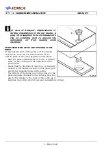 Preview for 46 page of IEMCA SIR 52 P Manual For Use And Maintenance