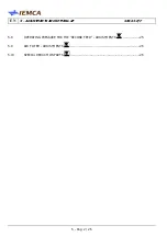 Preview for 52 page of IEMCA SIR 52 P Manual For Use And Maintenance