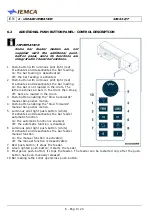 Preview for 84 page of IEMCA SIR 52 P Manual For Use And Maintenance