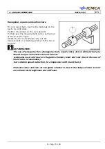 Preview for 91 page of IEMCA SIR 52 P Manual For Use And Maintenance